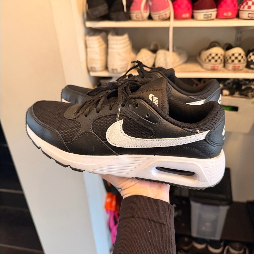 Nike Air Max Black and White Shoes